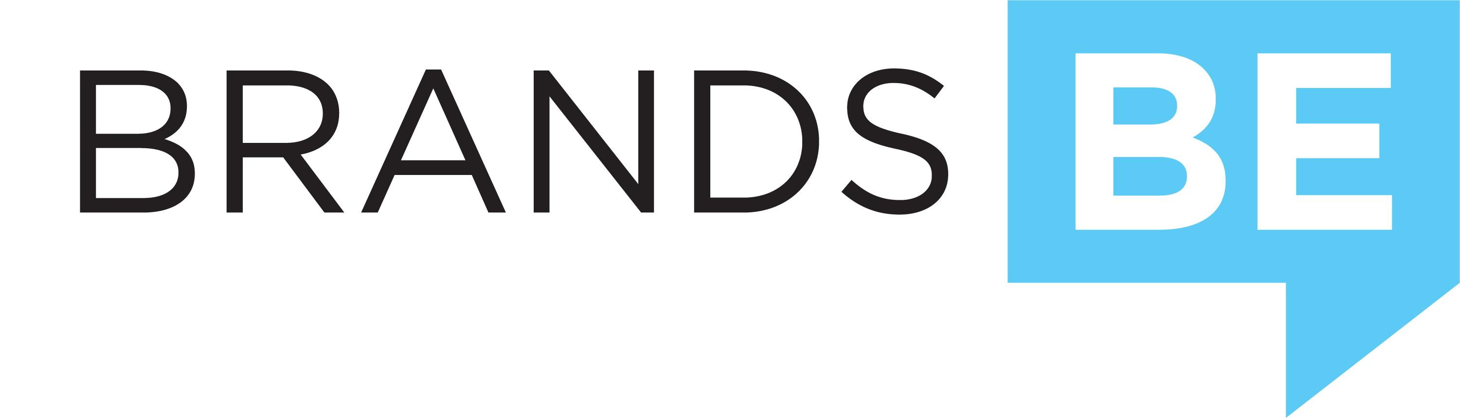 BrandsBe Media Reverse Color Logo